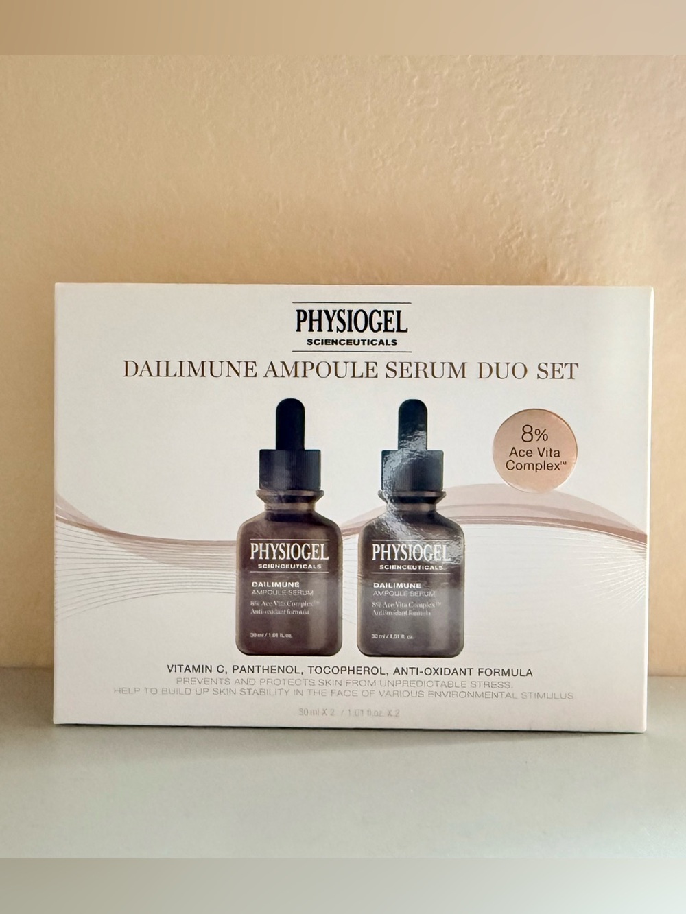 PHYSIOGEL Scienceuticals Daiimune Ampoule serum 30ml Double Pack